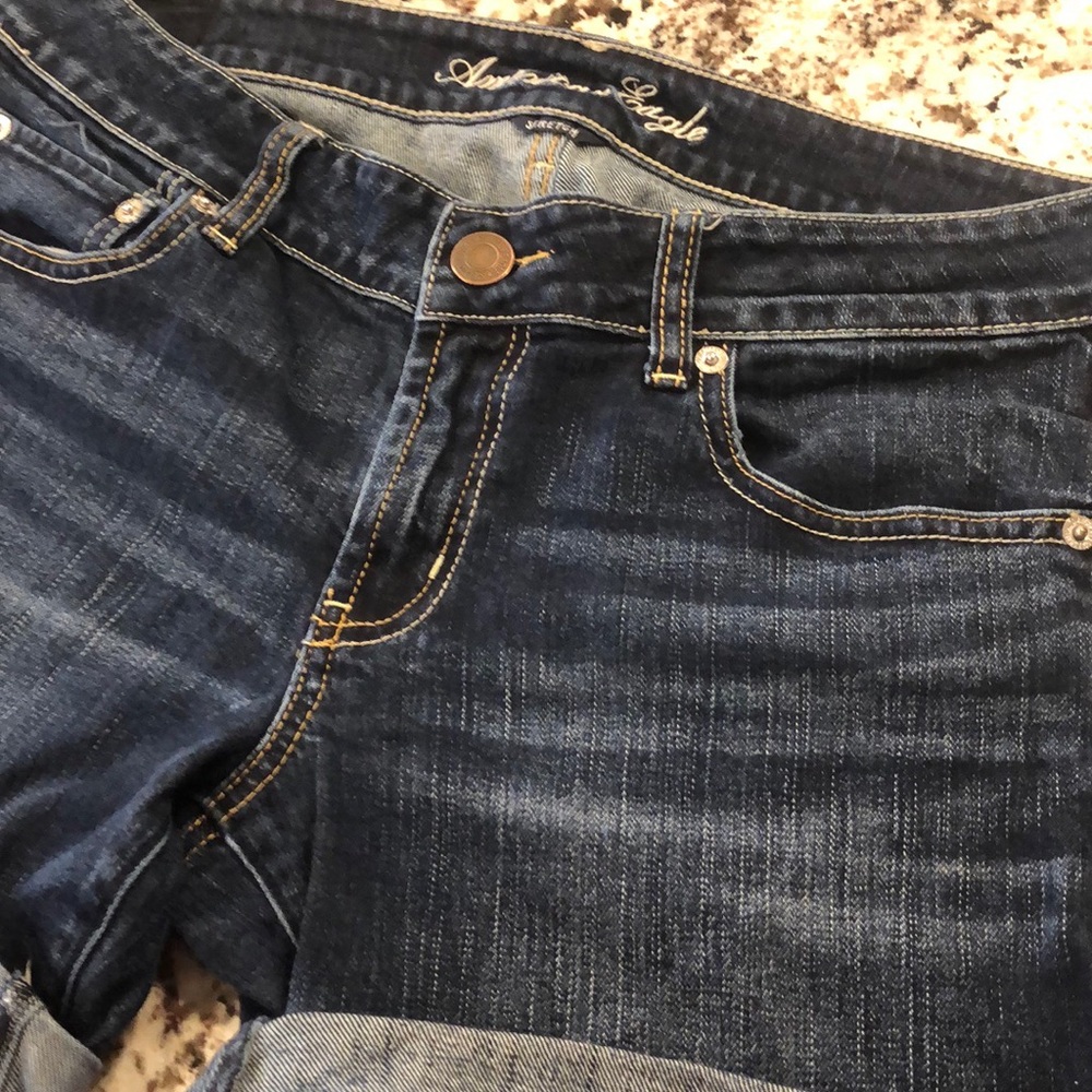 American Eagle Favorite Boyfriend Jean Shorts!!